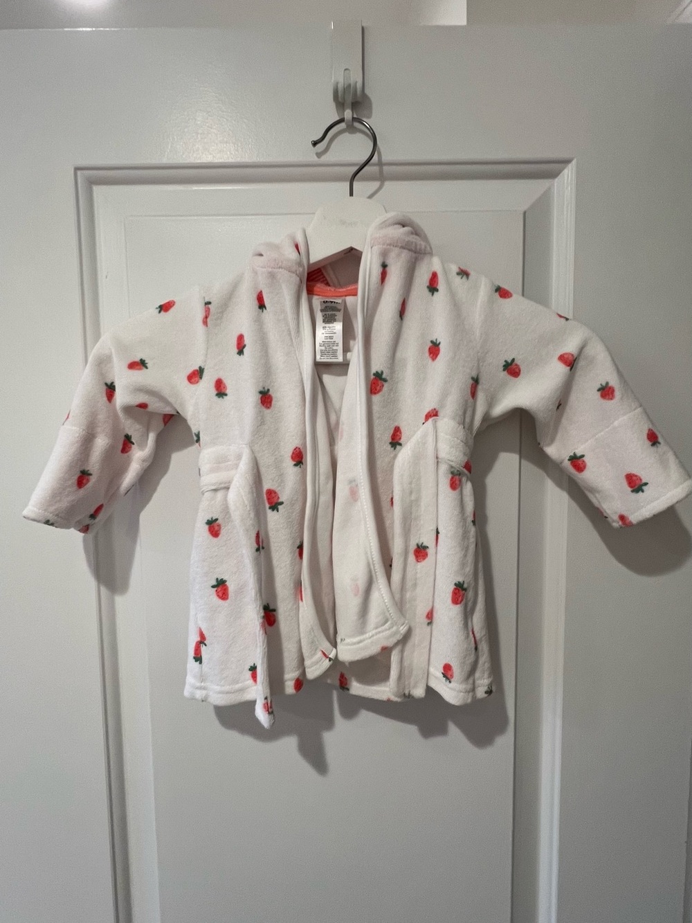 Carter's Strawberry Hooded Baby Robe